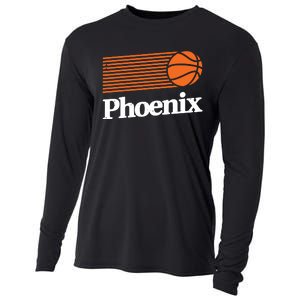 Phoenix Basketball Retro City Arizona State Bball Cooling Performance Long Sleeve Crew