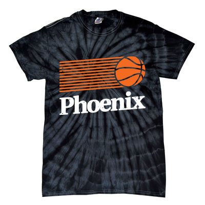 Phoenix Basketball Retro City Arizona State Bball Tie-Dye T-Shirt