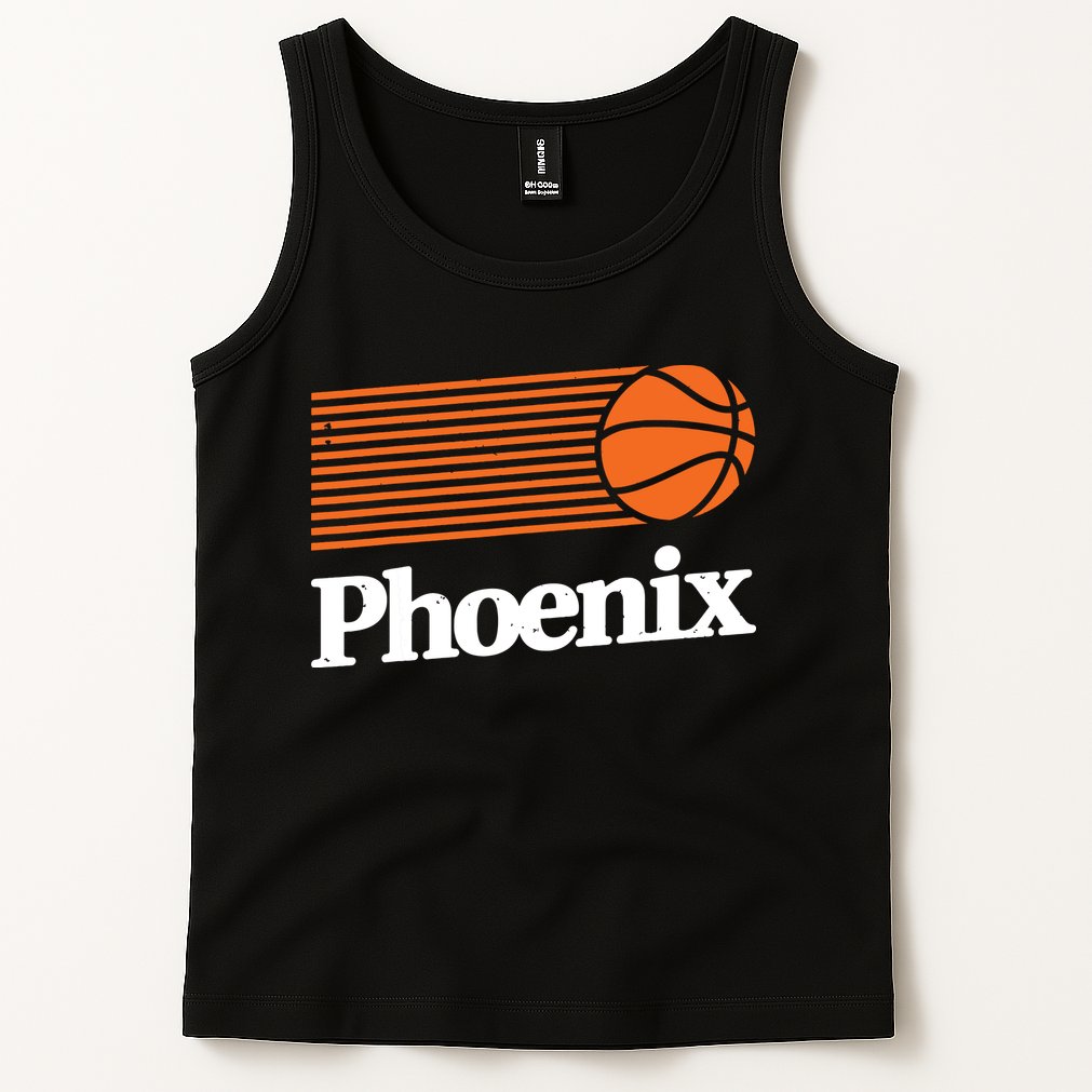 Phoenix Basketball Retro City Arizona State Bball Tank Top