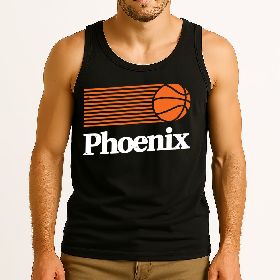 Phoenix Basketball Retro City Arizona State Bball Tank Top