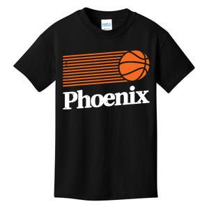 Phoenix Basketball Retro City Arizona State Bball Kids T-Shirt