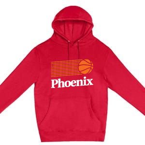 Phoenix Basketball Retro City Arizona State Bball Premium Pullover Hoodie