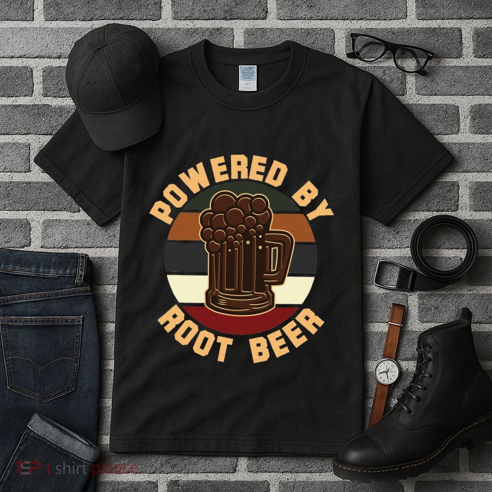 Powered By Root Beer Tall T-Shirt