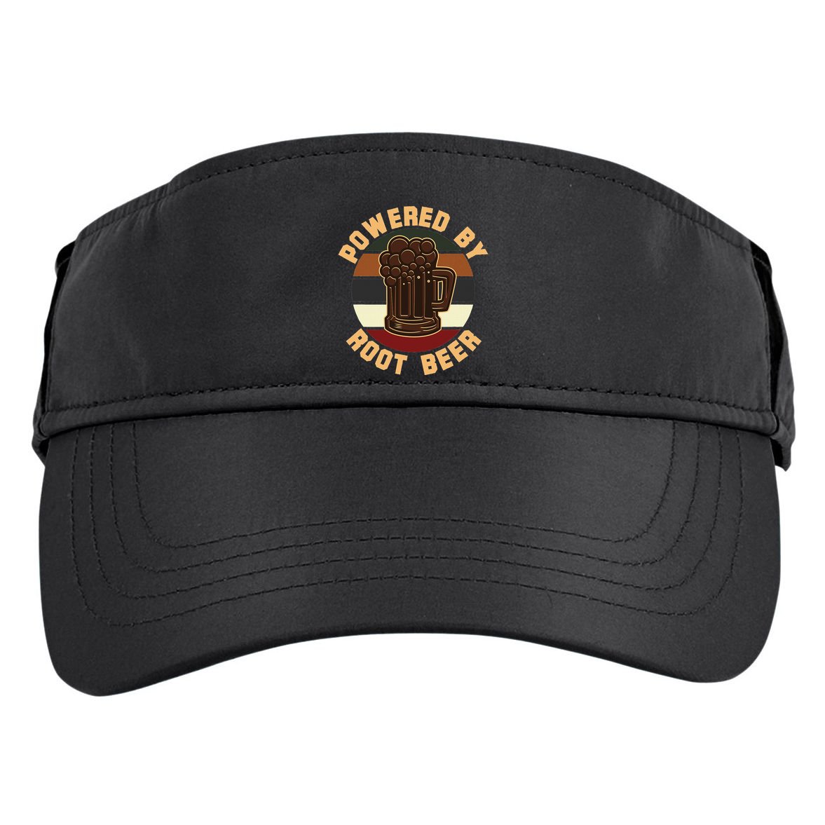 Powered By Root Beer Adult Drive Performance Visor