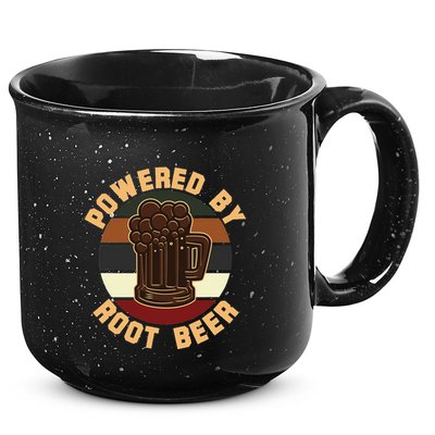 Powered By Root Beer 15oz Campfire Ceramic Mug