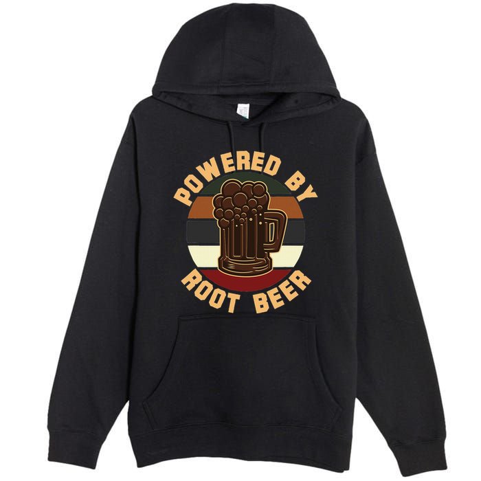 Powered By Root Beer Premium Pullover Hoodie