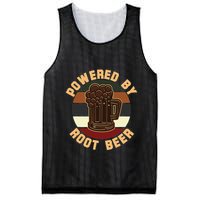Powered By Root Beer Mesh Reversible Basketball Jersey Tank
