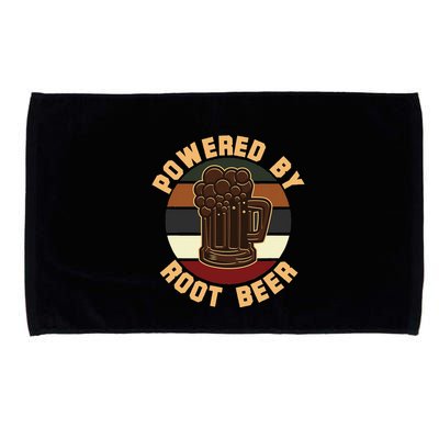 Powered By Root Beer Microfiber Hand Towel