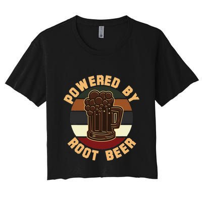 Powered By Root Beer Crop Top
