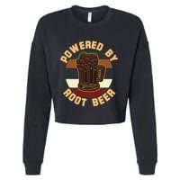 Powered By Root Beer Cropped Pullover Crew