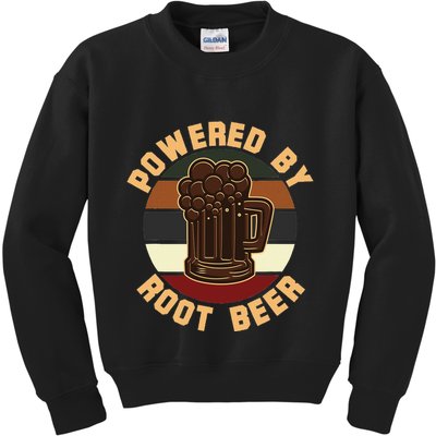 Powered By Root Beer Kids Sweatshirt