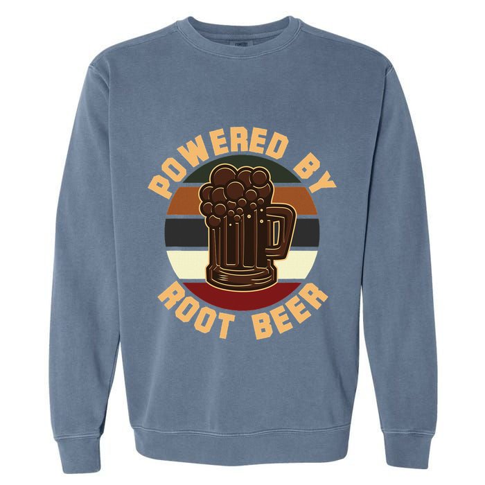 Powered By Root Beer Garment-Dyed Sweatshirt
