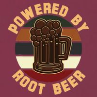 Powered By Root Beer 16oz Travel Tumbler