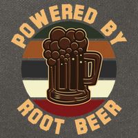 Powered By Root Beer Cotton Canvas Backpack