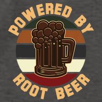 Powered By Root Beer Vector Backpack