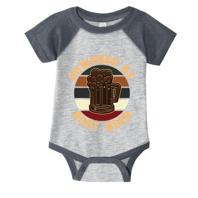 Powered By Root Beer Infant Baby Jersey Bodysuit