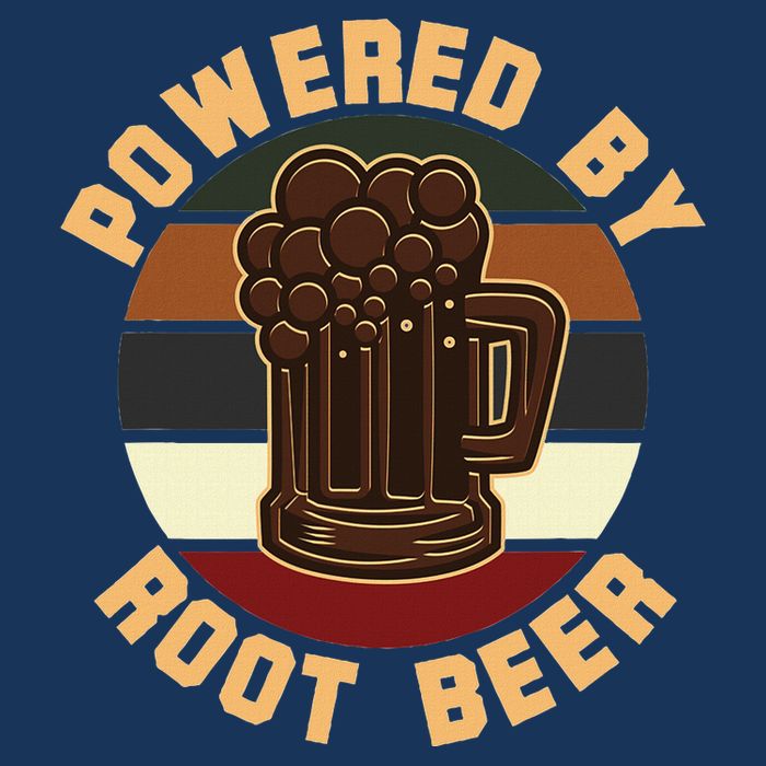 Powered By Root Beer Infant Baby Jersey Bodysuit