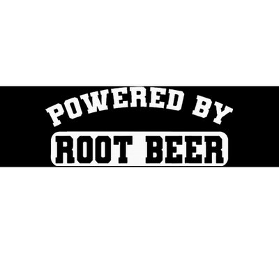 Powered By Root Beer Bumper Sticker