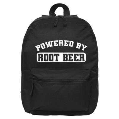 Powered By Root Beer 16 in Basic Backpack