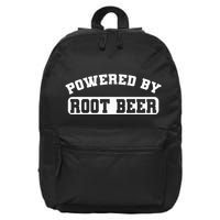 Powered By Root Beer 16 in Basic Backpack