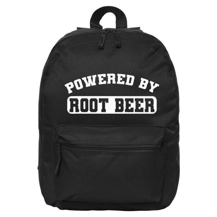 Powered By Root Beer 16 in Basic Backpack