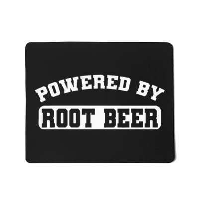 Powered By Root Beer Mousepad