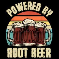 Powered By Root Beer Soda Drink Funny Root Beer Retro Impact Tech Backpack