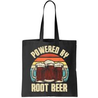 Powered By Root Beer Soda Drink Funny Root Beer Retro Bag