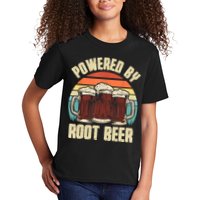 Powered By Root Beer Soda Drink Funny Root Beer Retro Kids T-Shirt