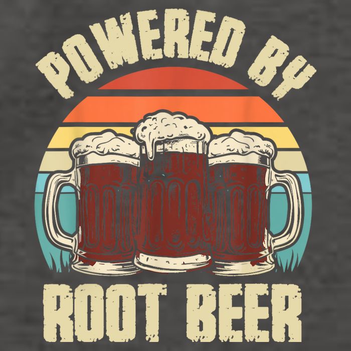 Powered By Root Beer Soda Drink Funny Root Beer Retro Vector Backpack