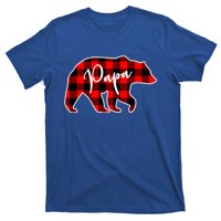 Papa Bear Red Plaid Matching Family Christmas Gift T-Shirt