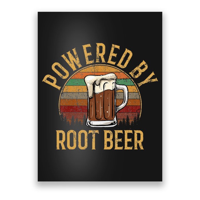 Powered By Root Beer Root Beer Poster