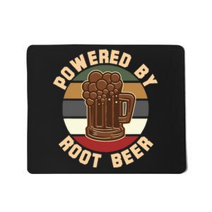 Powered By Root Beer Mousepad