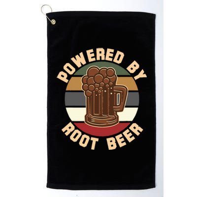 Powered By Root Beer Platinum Collection Golf Towel