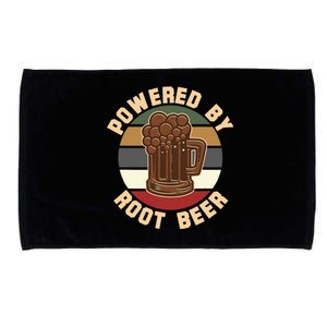 Powered By Root Beer Microfiber Hand Towel