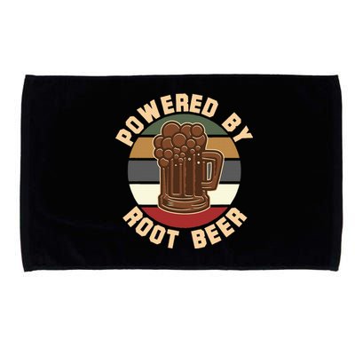 Powered By Root Beer Microfiber Hand Towel