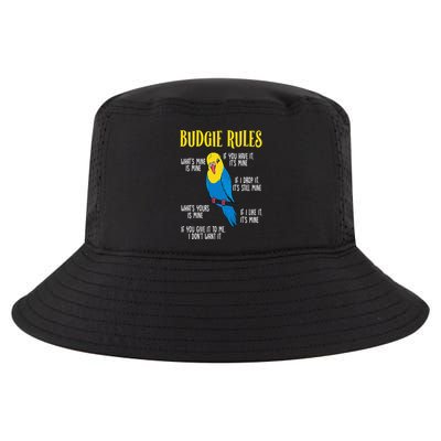Parakeet Budgie Rules Bird Budgerigar Cool Comfort Performance Bucket Hat