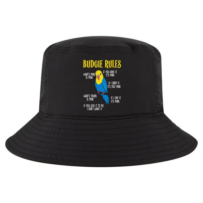 Parakeet Budgie Rules Bird Budgerigar Cool Comfort Performance Bucket Hat