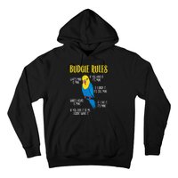 Parakeet Budgie Rules Bird Budgerigar Hoodie