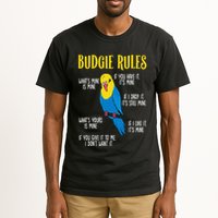 Parakeet Budgie Rules Bird Budgerigar Tall T-Shirt