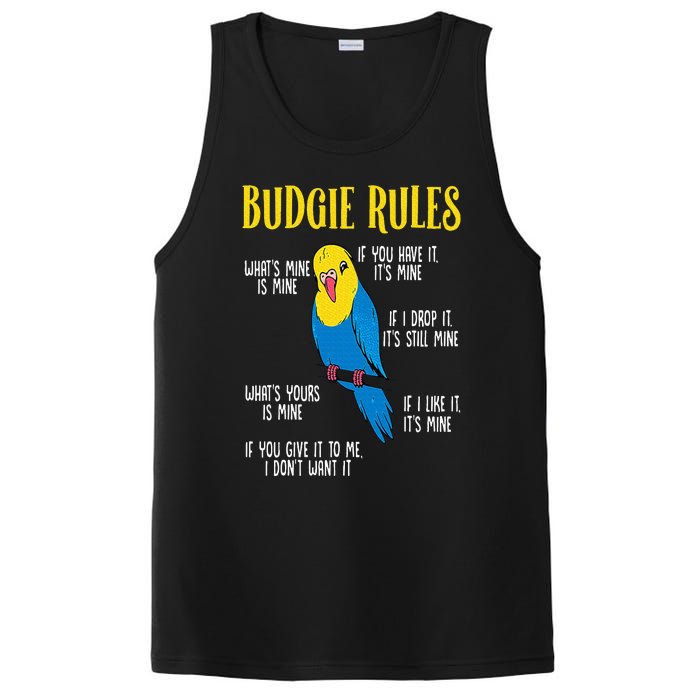 Parakeet Budgie Rules Bird Budgerigar PosiCharge Competitor Tank