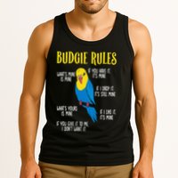 Parakeet Budgie Rules Bird Budgerigar Tank Top