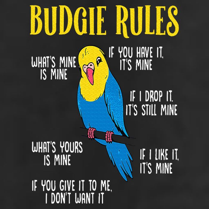Parakeet Budgie Rules Bird Budgerigar Golf Towel