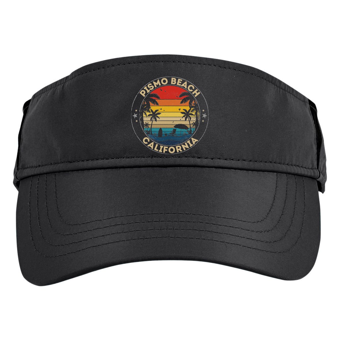 Pismo Beach Souvenir California Reminder Adult Drive Performance Visor