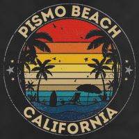 Pismo Beach Souvenir California Reminder Adult Drive Performance Visor