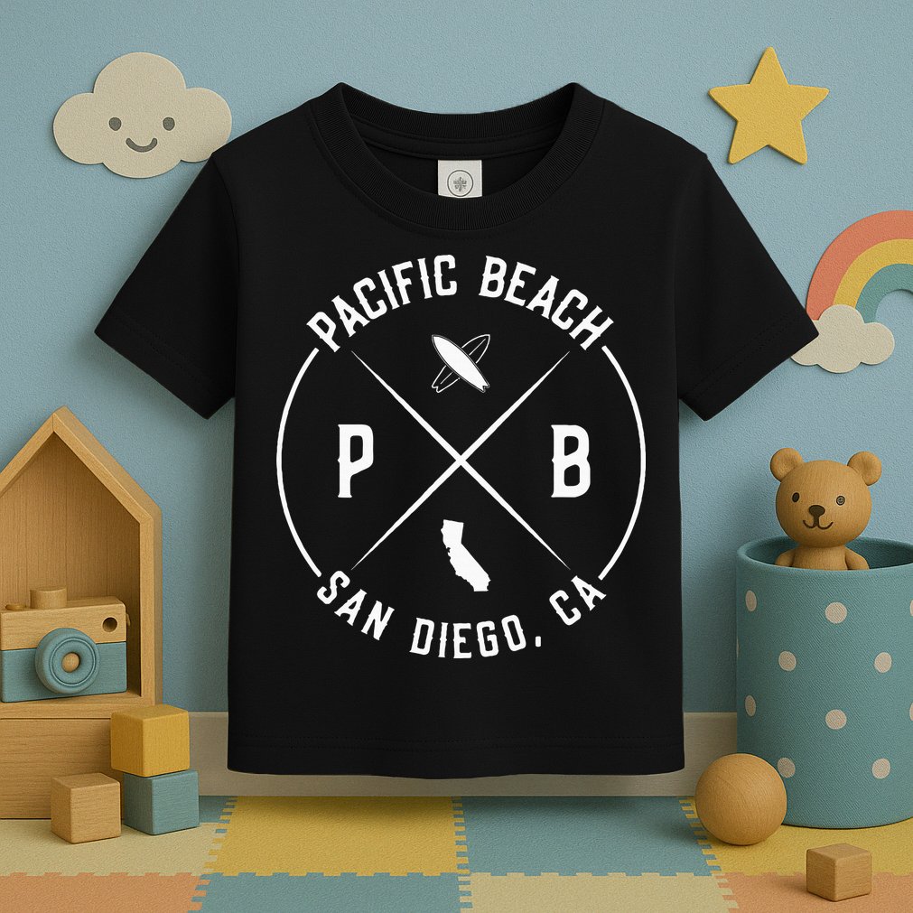 Pacific Beach San Diego California Pb San Diego Toddler T-Shirt