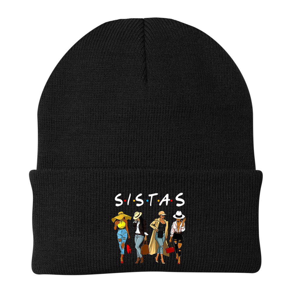 Proud Black Sistas Queen Melanin Afro African American Great Gift Beanie