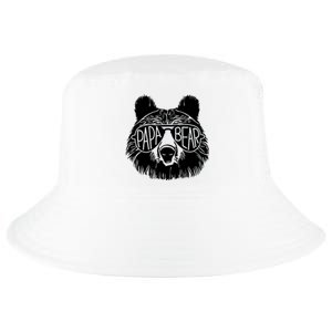 Papa Bear Sunglass Dad Fathers Day Husband Present Family Matching Cool Comfort Performance Bucket Hat