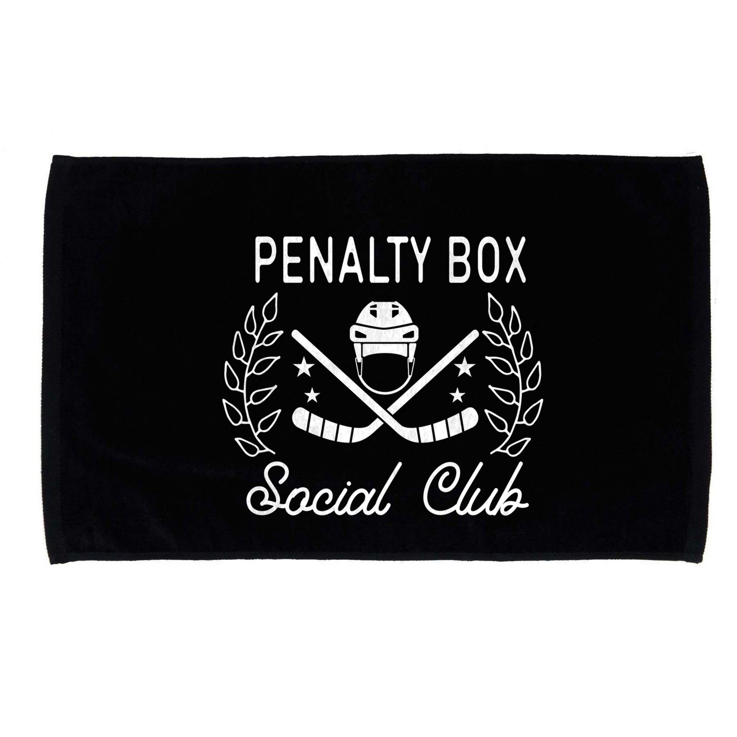 Penalty Box Social Club Ice Hockey Game Day Ice Hockey Mom Gift Microfiber Hand Towel