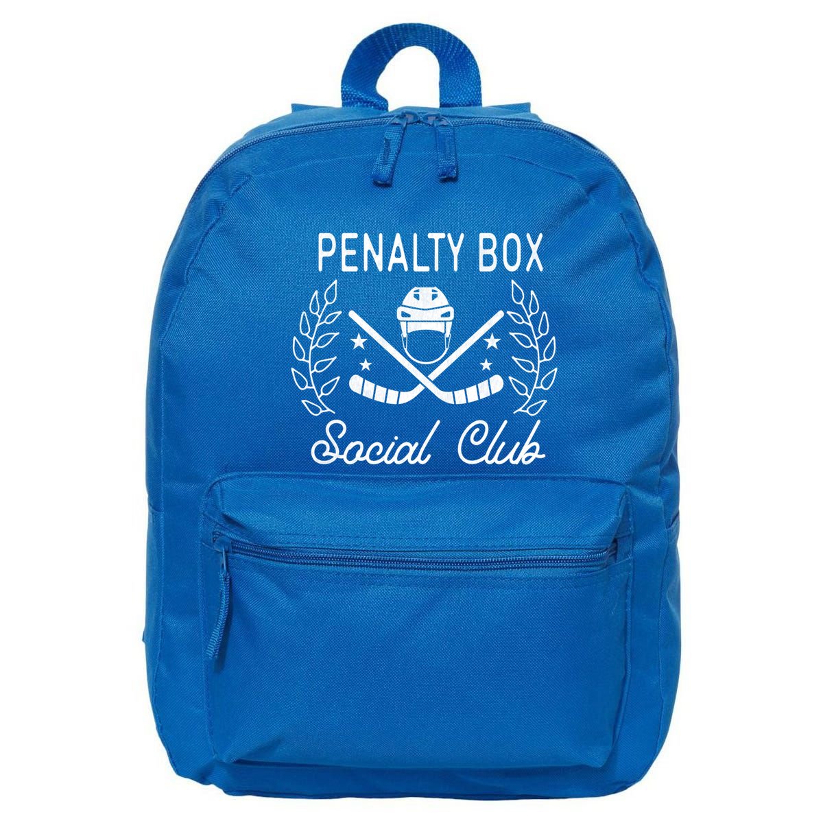 Penalty Box Social Club Ice Hockey Game Day Ice Hockey Mom Gift 16 in Basic Backpack